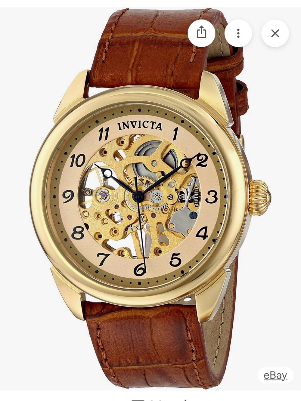 Invicta Specialty Collection Mens 42mm Mechanical Skeleton Dial Watch w/case new
